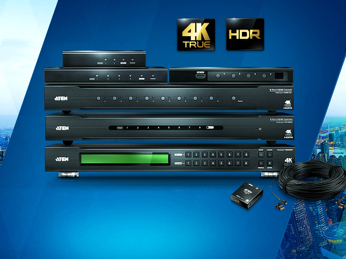 ATEN_Featured_product_True 4K Series with HDR