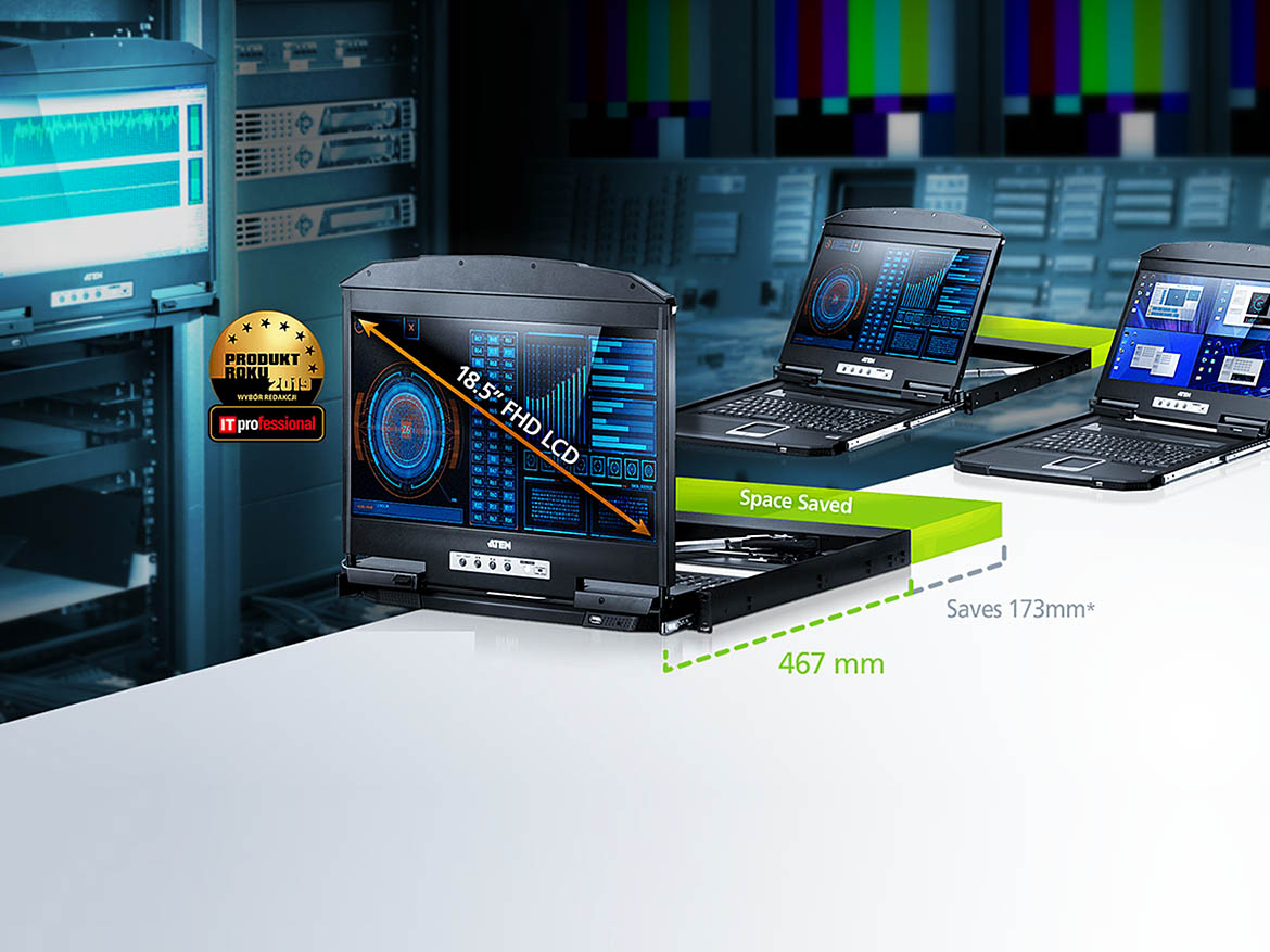 ATEN_Featured_product_Ultra Short Depth LCD Console / KVM Series