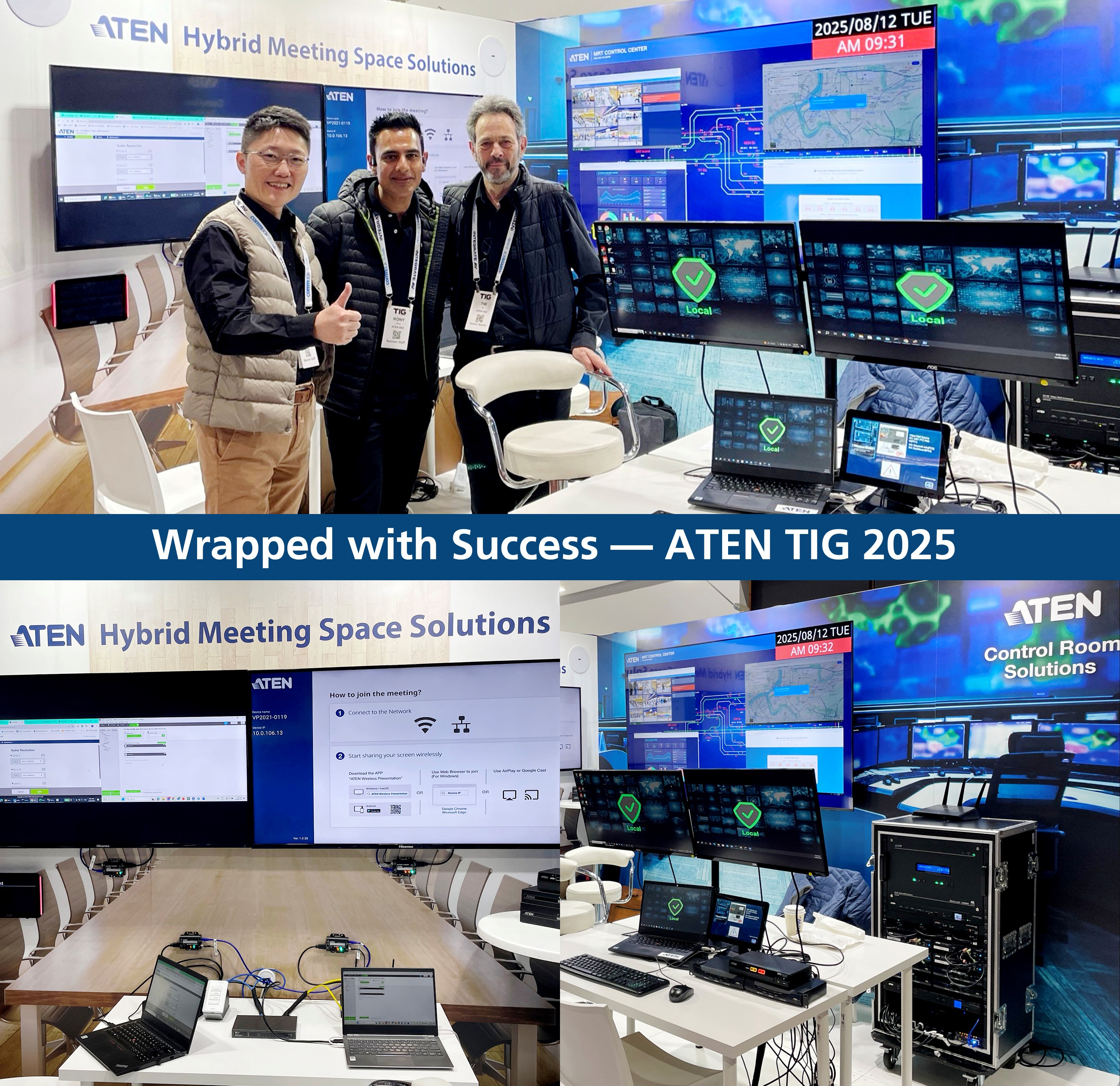 ATEN Unveils Next-Gen Visualized MRT Control Center at Tech in Gov 2025