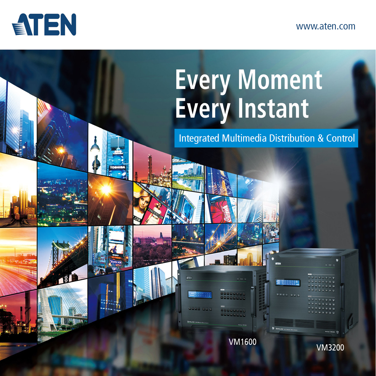 ATEN Showcases its 16 x 16 Modular Matrix Switch and KVM Over IP Solution at NAB Show 2017