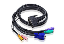1.1M PS/2 KVM Cable with Audio