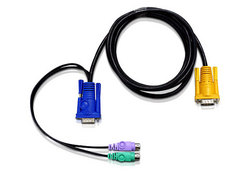 1.8M PS/2 KVM Cable with 3 in 1 SPHD