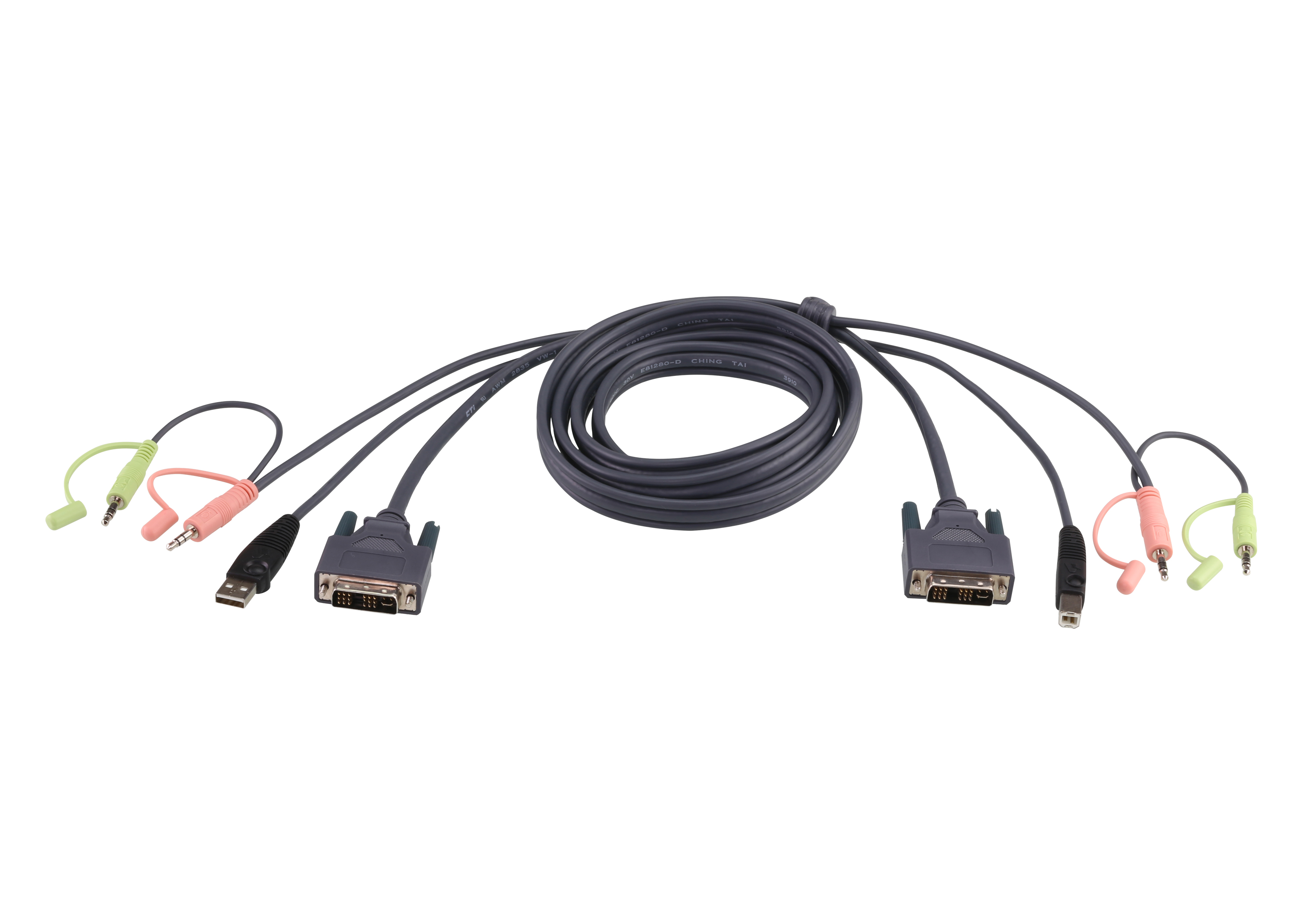 3M USB DVI-D Dual Link KVM Cable