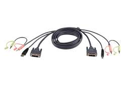 3M USB DVI-I Single Link KVM Cable