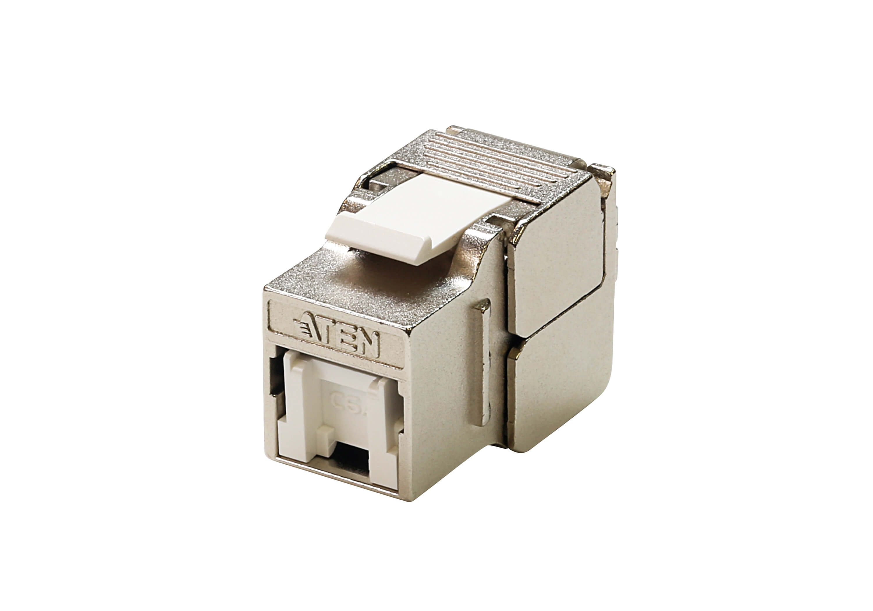 Cat 6A STP 免打線資訊插座 (內含白色防塵蓋)