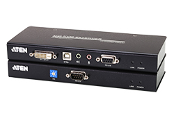 USB DVI Cat 5 KVM Extender (1024 x 768@60m)