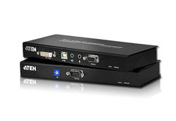 USB DVI Dual Link Cat 5 KVM Extender (1024 x 768@60m)