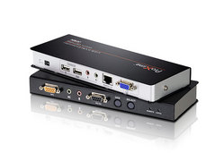 USB VGA Over IP KVM Extender (1920 x 1080@Unlimited Distance)