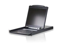 8ポート PS/2-USB VGA LCD KVMドロワー