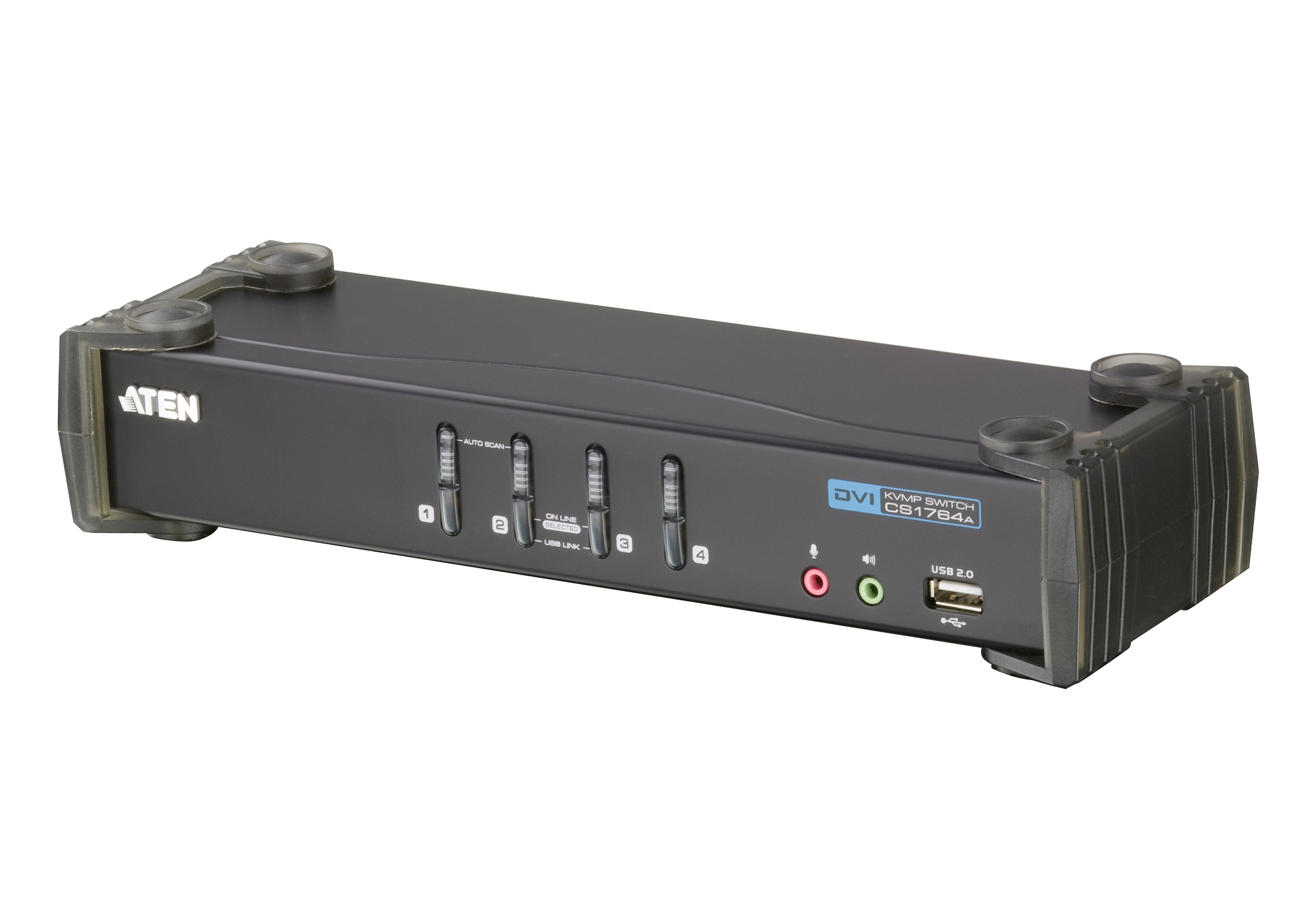 4-Port USB DVI/Audio KVMP&trade; Switch