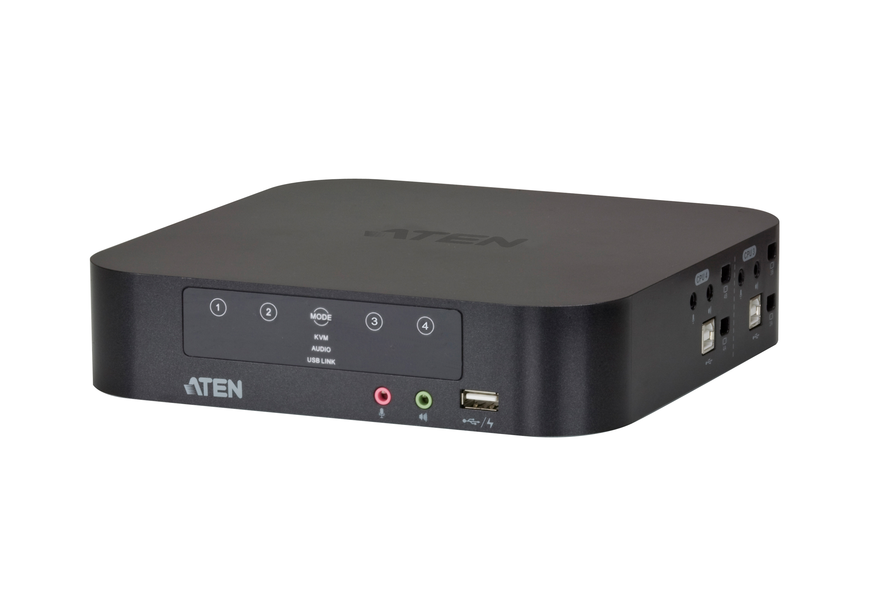 4-Port USB Mini DisplayPort/Audio Dual Display KVMP&trade; Switch (Cables included)