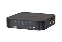 4-Port USB Mini DisplayPort/Audio Dual Display KVMP™ Switch (Cables included)