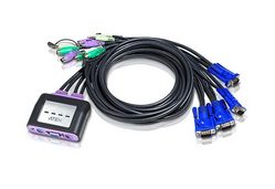 4-Port PS/2 VGA/Audio Cable KVM Switch (1.8m)