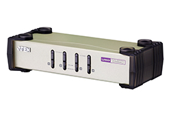 4-Port PS/2-USB VGA KVM Switch