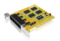 RS-232 4 Port PCI card with Re-Map