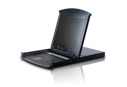 16-Port Dual Rail LCD KVM Switch