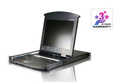 1-Local/1-Remote Access
8-Port PS/2 VGA Dual Rail LCD KVM over IP Switch