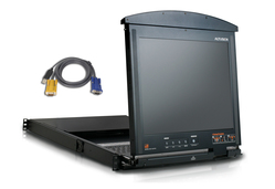 16-Port 17 in. Dual Rail LCD IP KVM Bundle