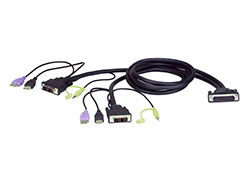 1.8M DVI Single-Link KVM Cable
