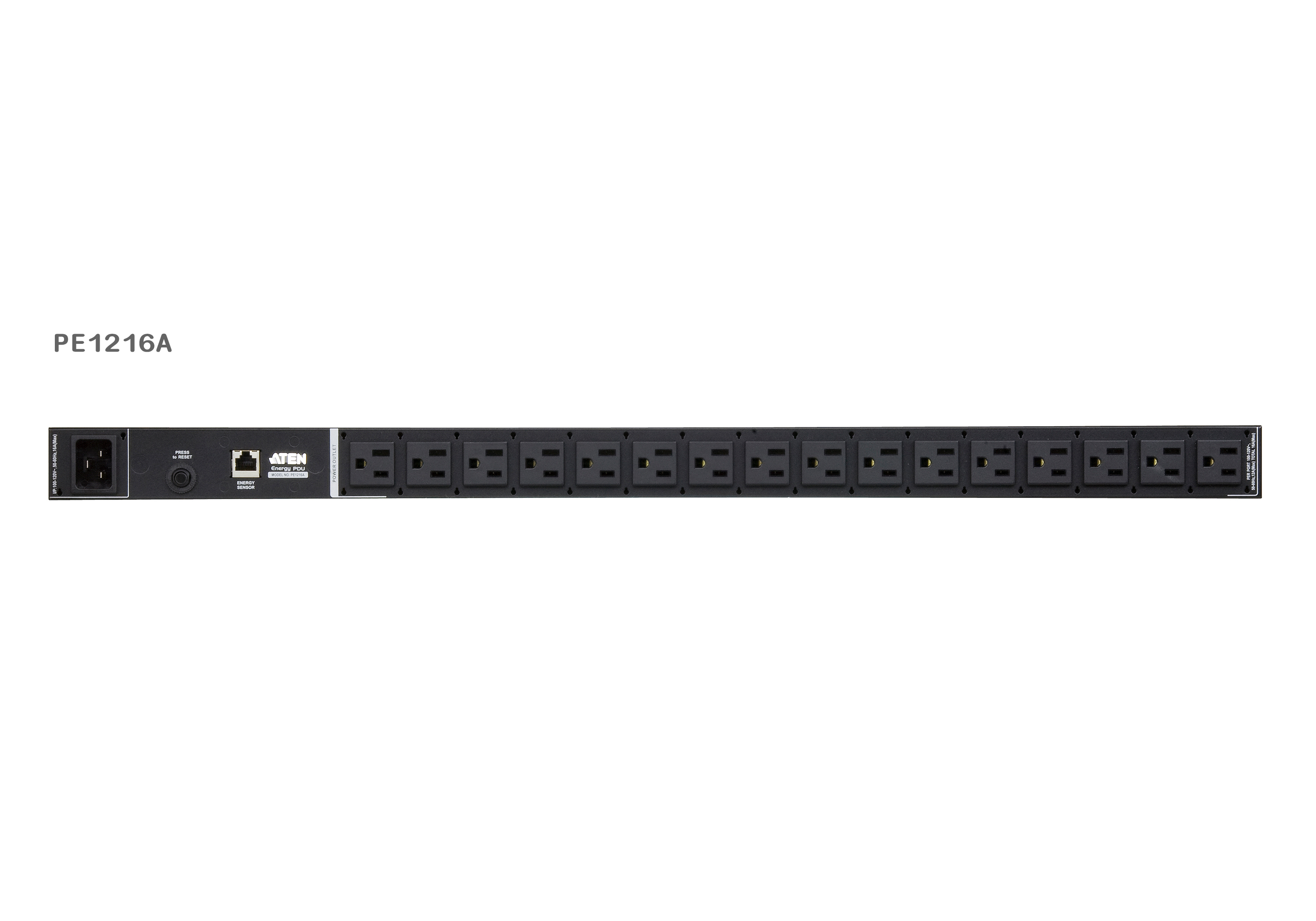 20A/16A 16-Outlet Metered-Ready Energy PDU