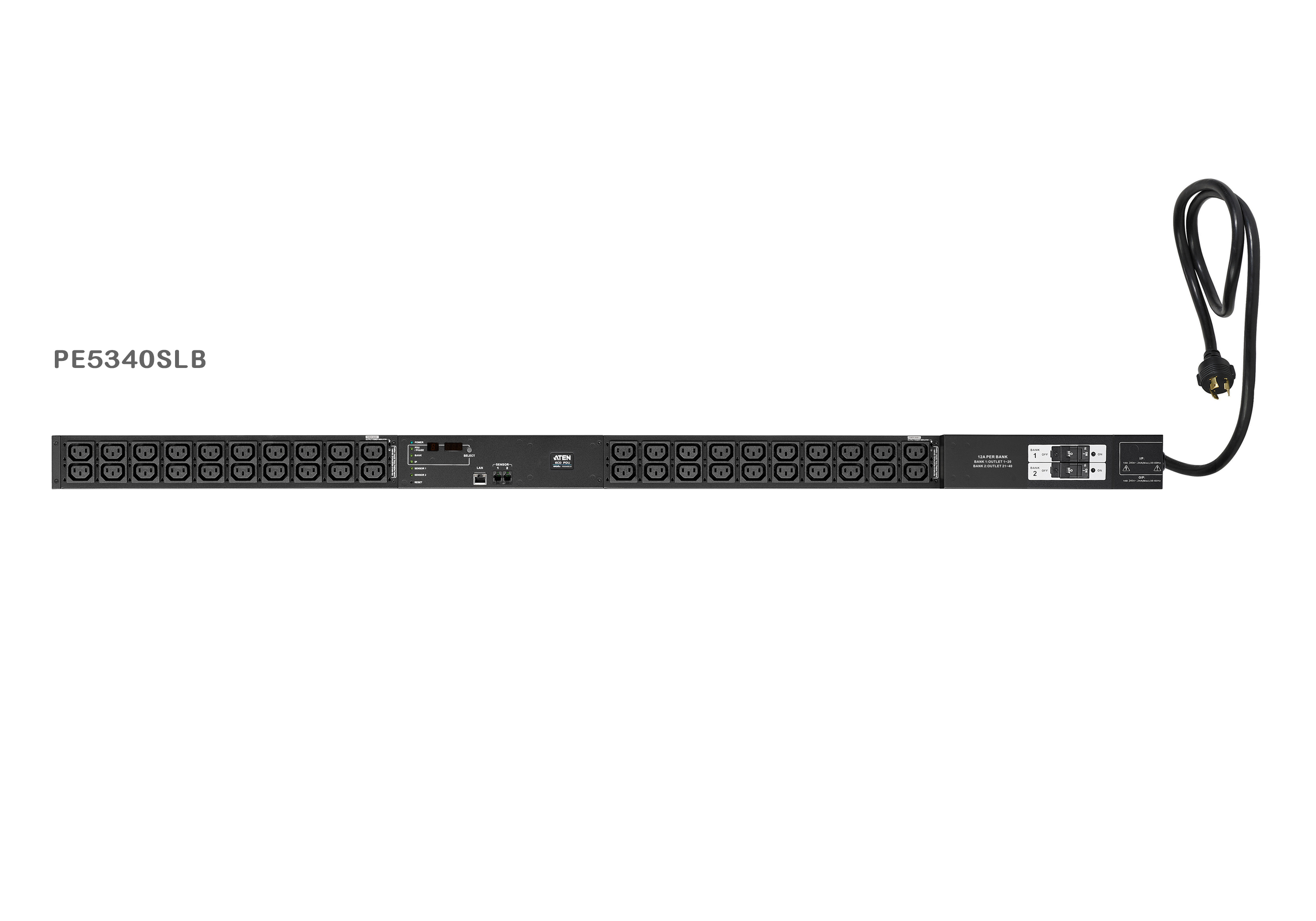 30A/32A 40-Outlet Metered Low Profile eco PDU