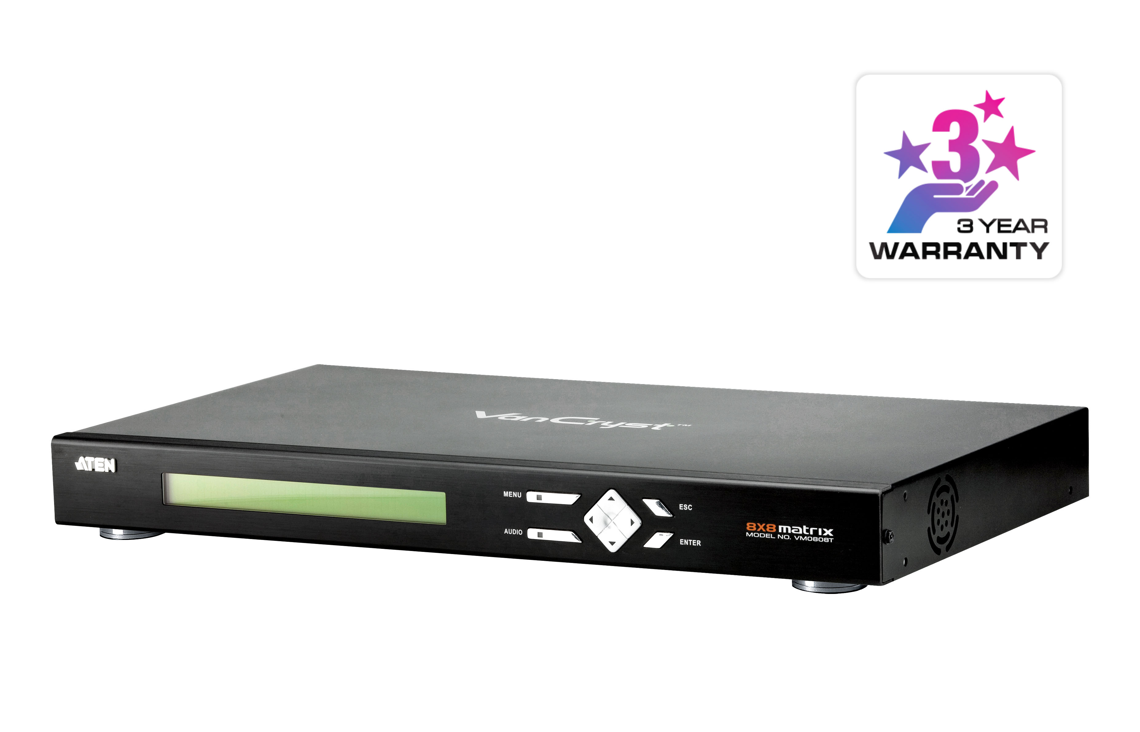 8x8 Cat 5 VGA/오디오 매트릭스 스위치