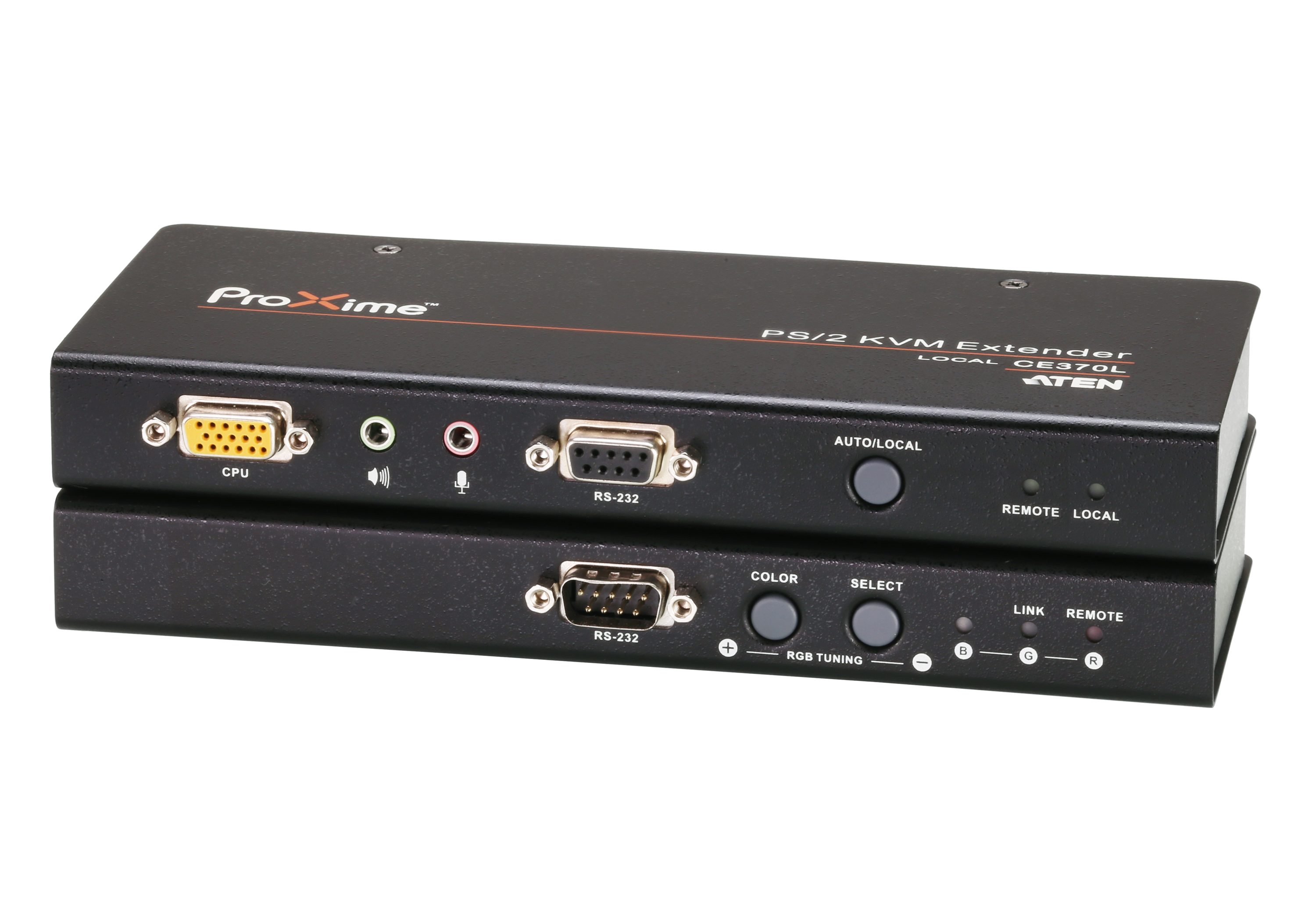 PS/2 VGA/Audio Cat 5 KVM Extender with Deskew (1280 x 1024@300m)
