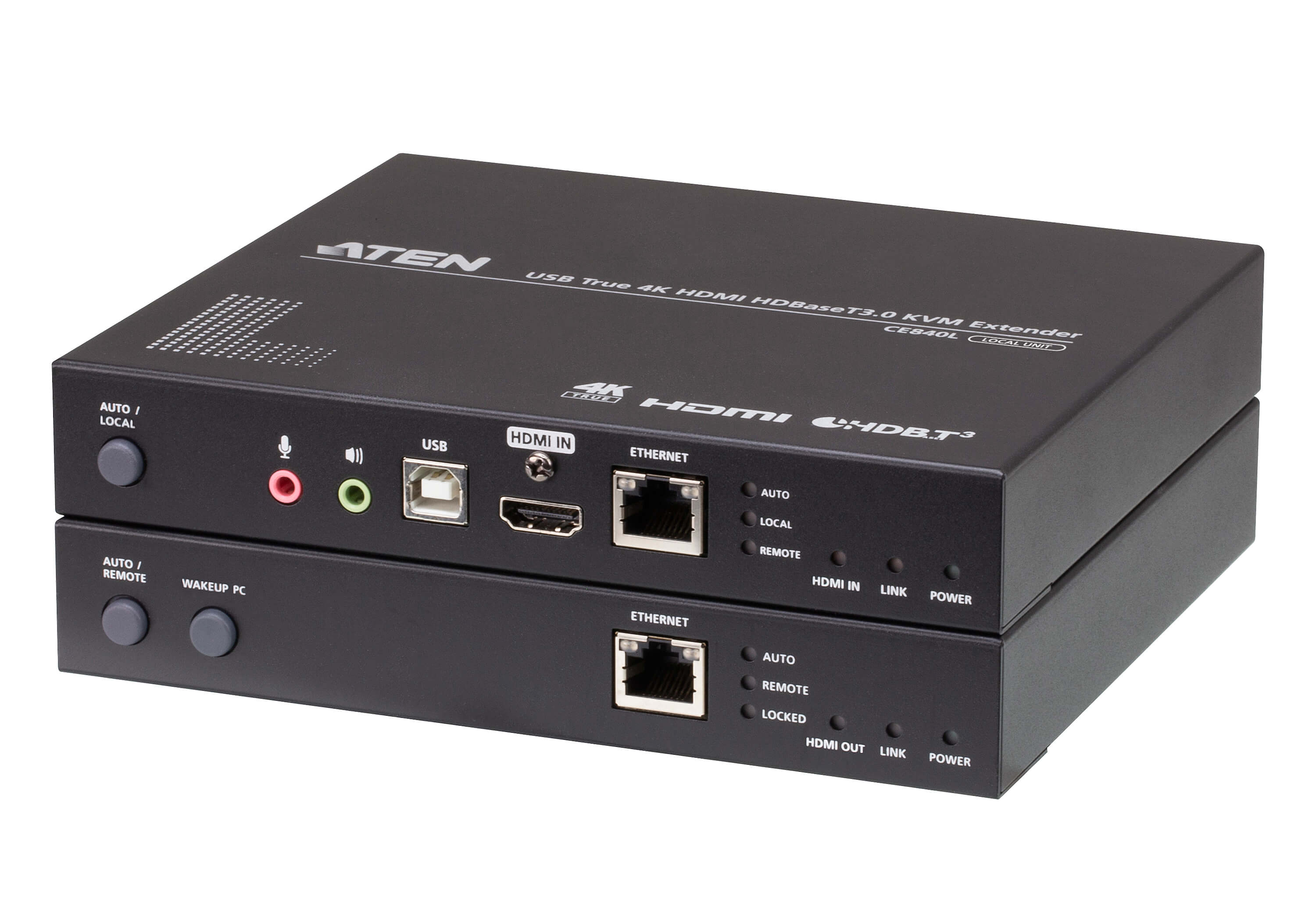 USB True 4K HDMI HDBaseT 3.0 KVM Extender (4K@100m)