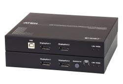 USB DisplayPort Dual View HDBaseT™ 2.0 KVM Extender (4K@100m for Single View)