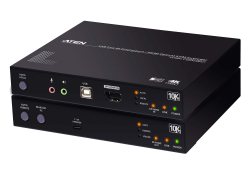 USB True 4K DisplayPort/HDMI Optical KVM Extender (True 4K @ 10 km)