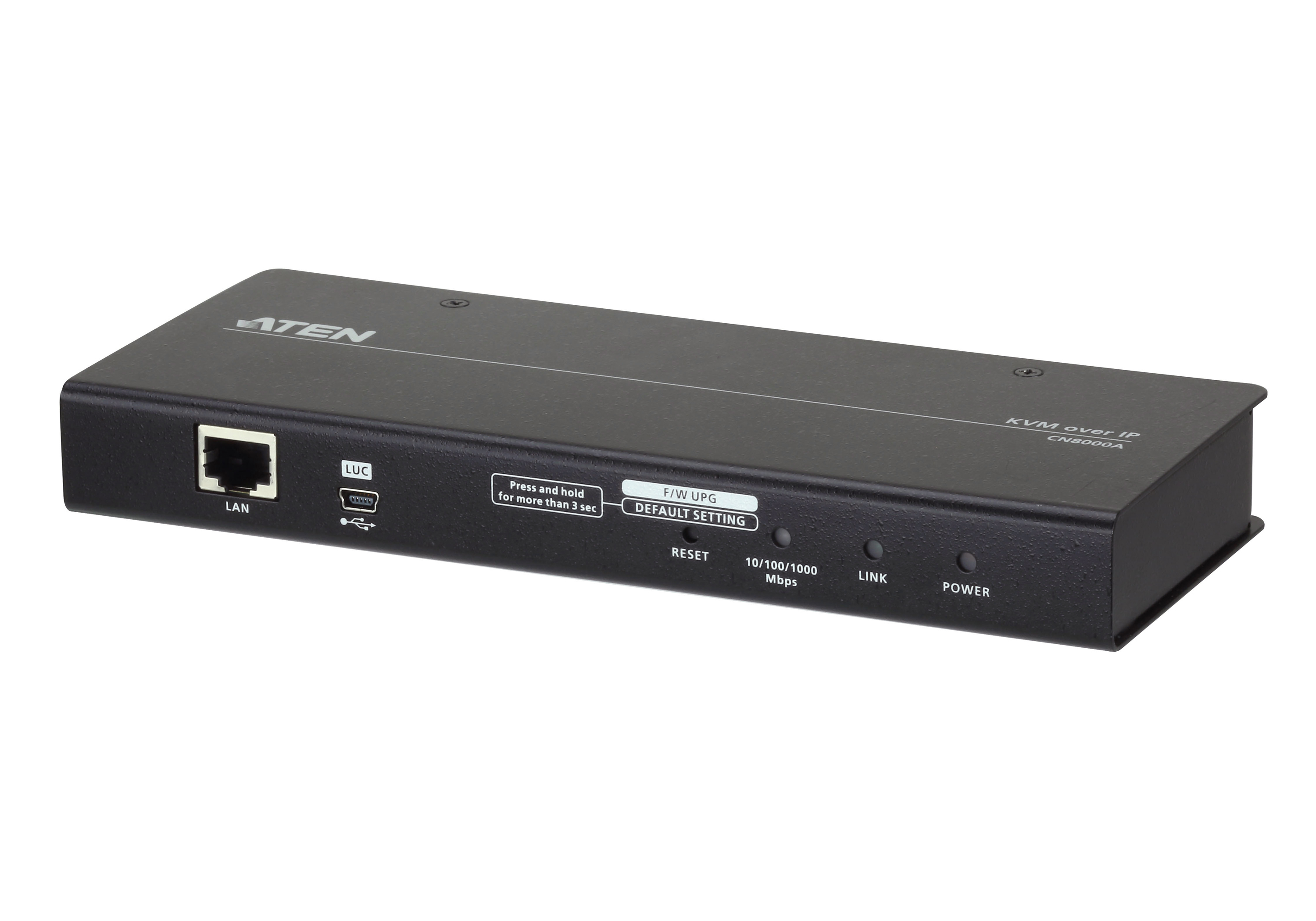 1-Local/Remote Shared Access
Single Port VGA KVM over IP Switch