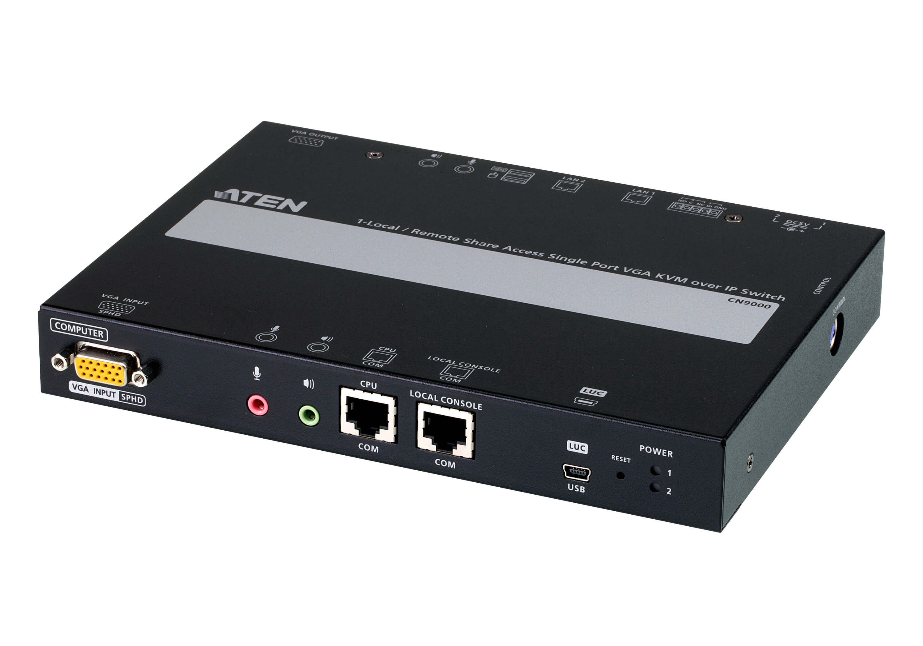 1-Local / Remote Shared Access Single Port VGA KVM over IP Switch