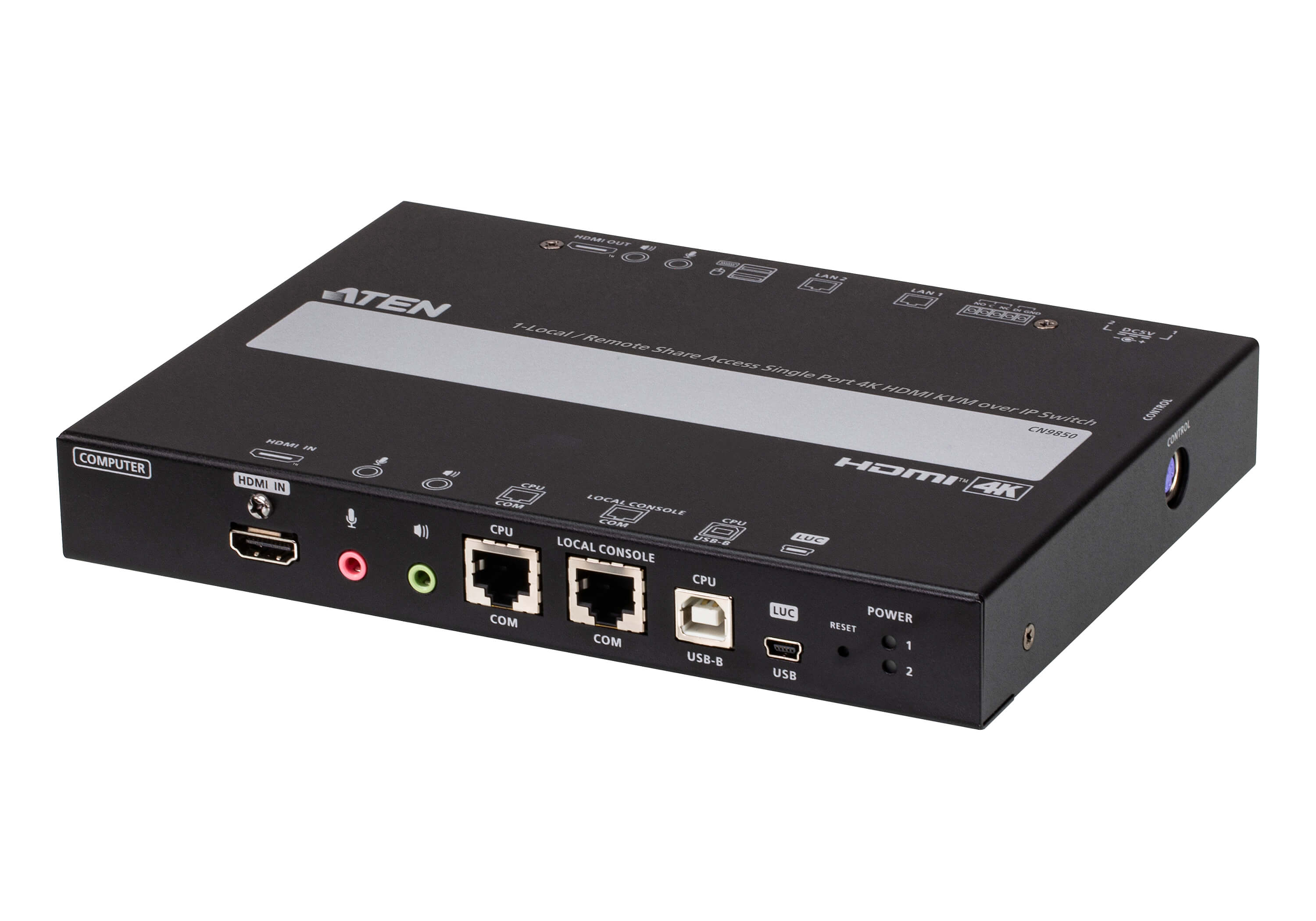 1-Local / Remote Shared Access Single Port 4K HDMI KVM over IP Switch