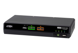 2-Port USB 5K DisplayPort/HDMI Dual Display Universal Secure KVM Switch with CAC (PSD PP v4.0 Compliant)