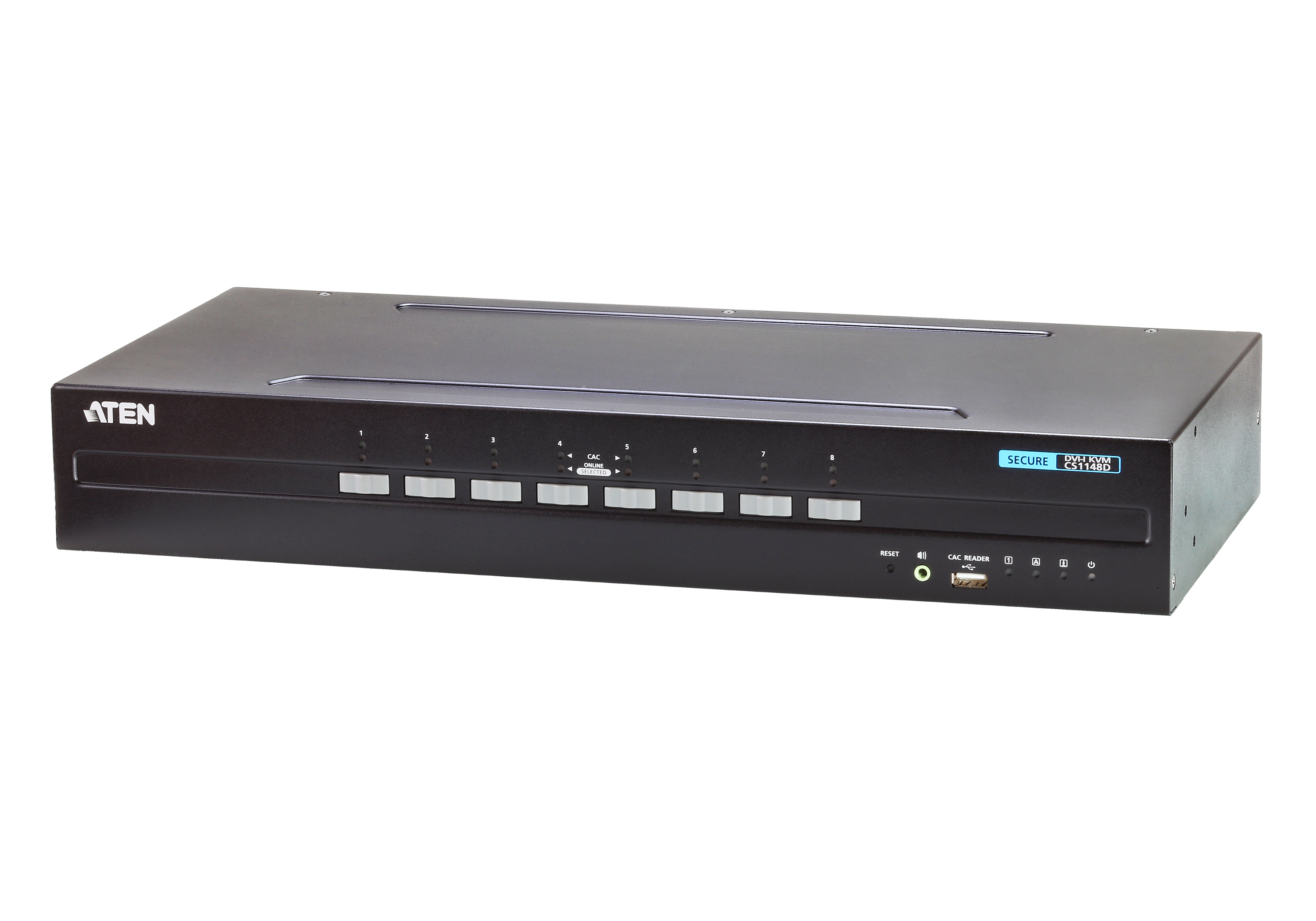 8-Port USB DVI Dual Display Secure KVM Switch (PSS PP v3.0 Compliant)