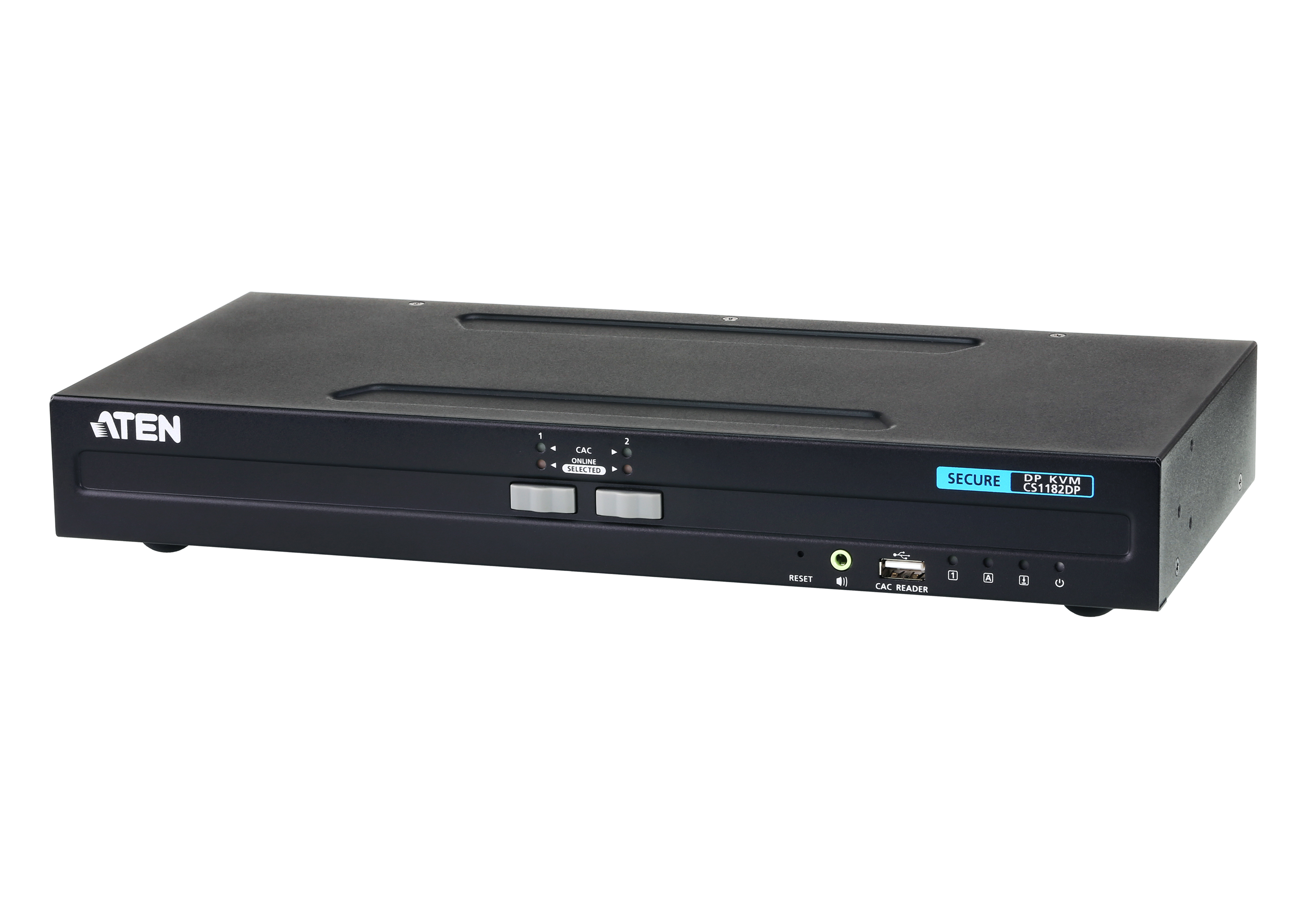 Switch KVM seguro DisplayPort USB de 2 puertos (compatible con PSS PP v3.0)