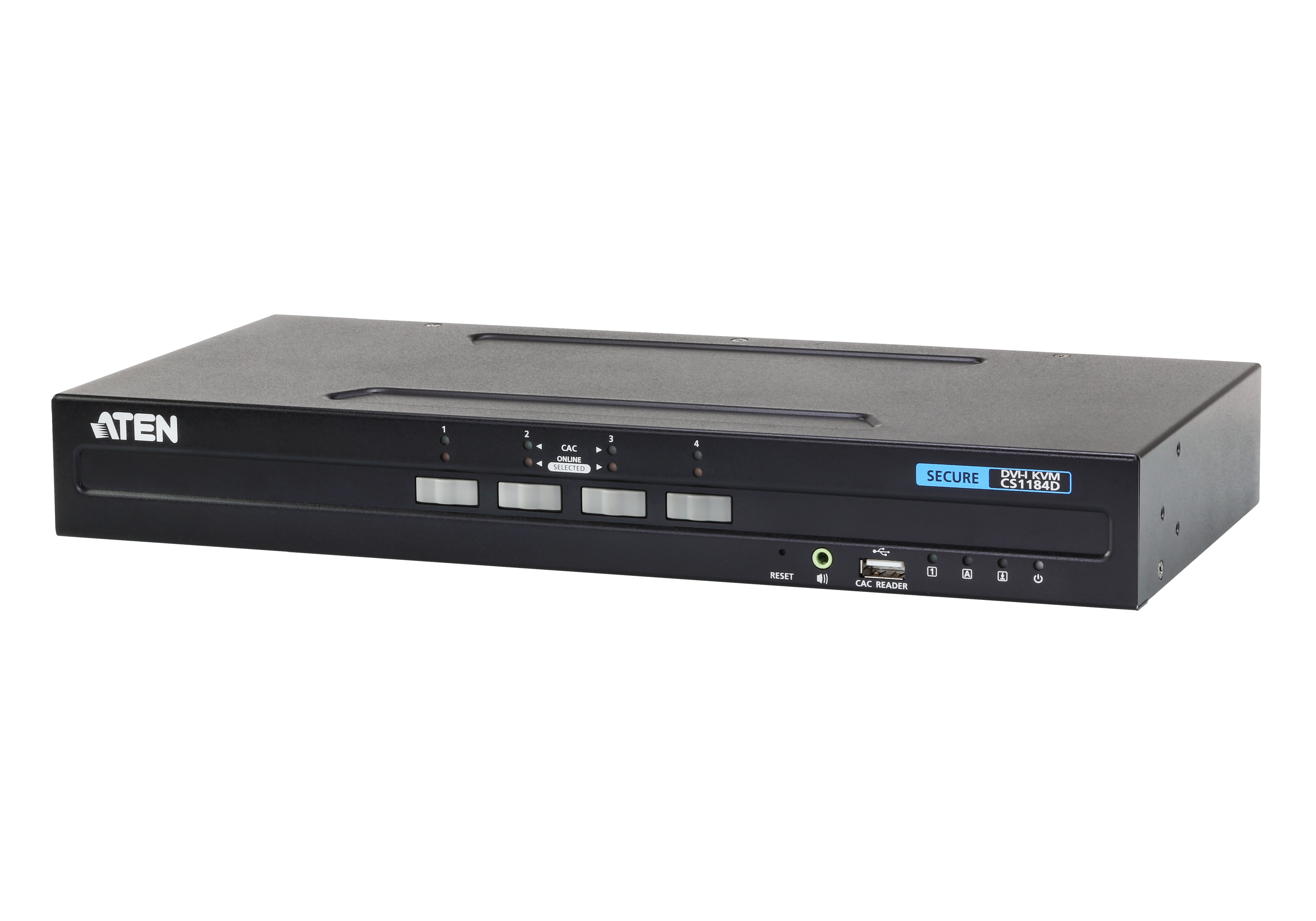 4-Port USB DVI Secure KVM Switch (PSS PP v3.0 Compliant)