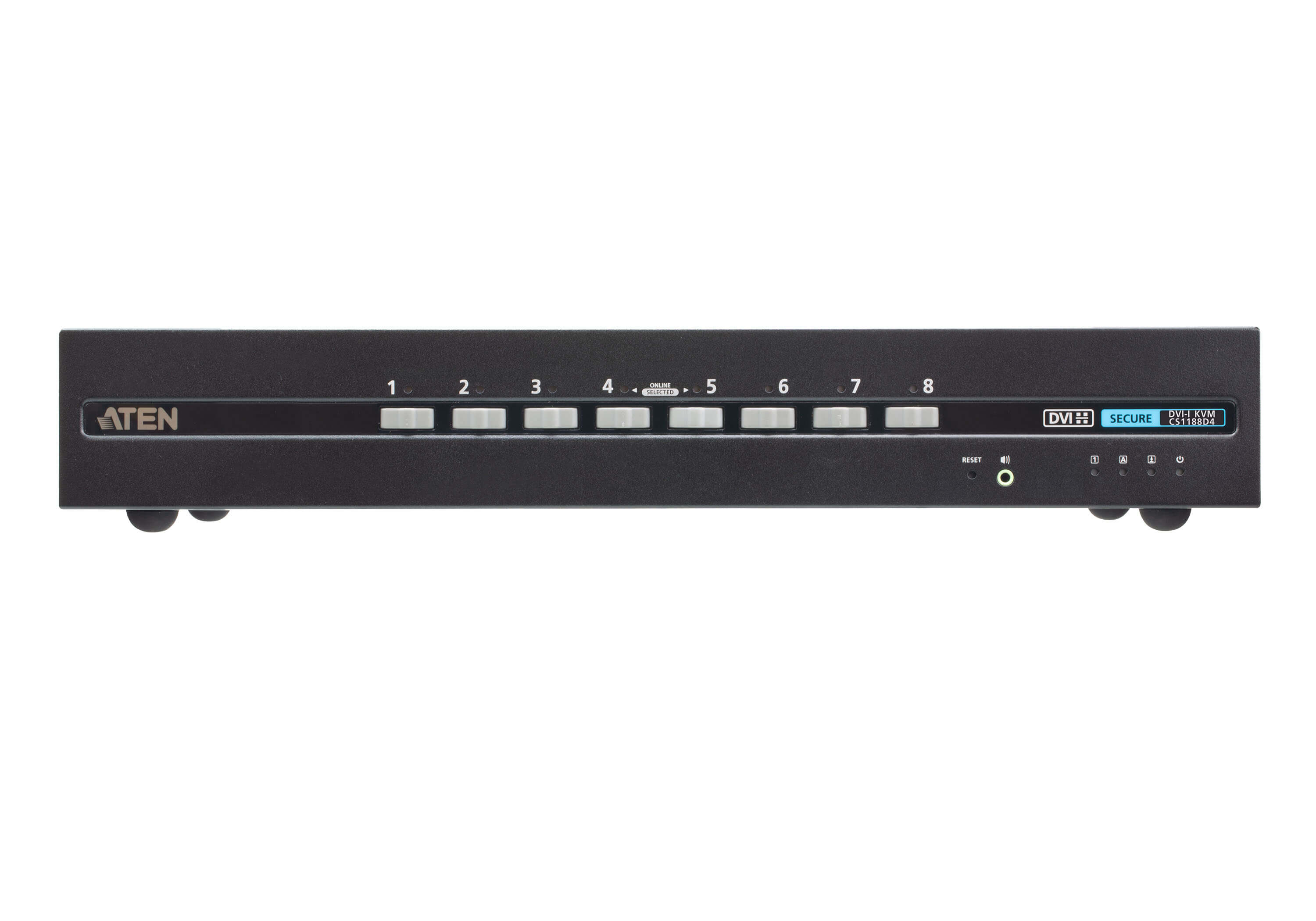 8-Port USB DVI Secure KVM Switch (PSD PP v4.0 Compliant)