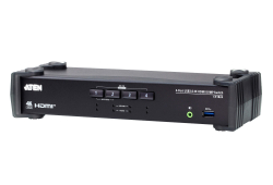 4-Port USB 3.0 4K HDMI KVMP™ Switch with Audio Mixer Mode
