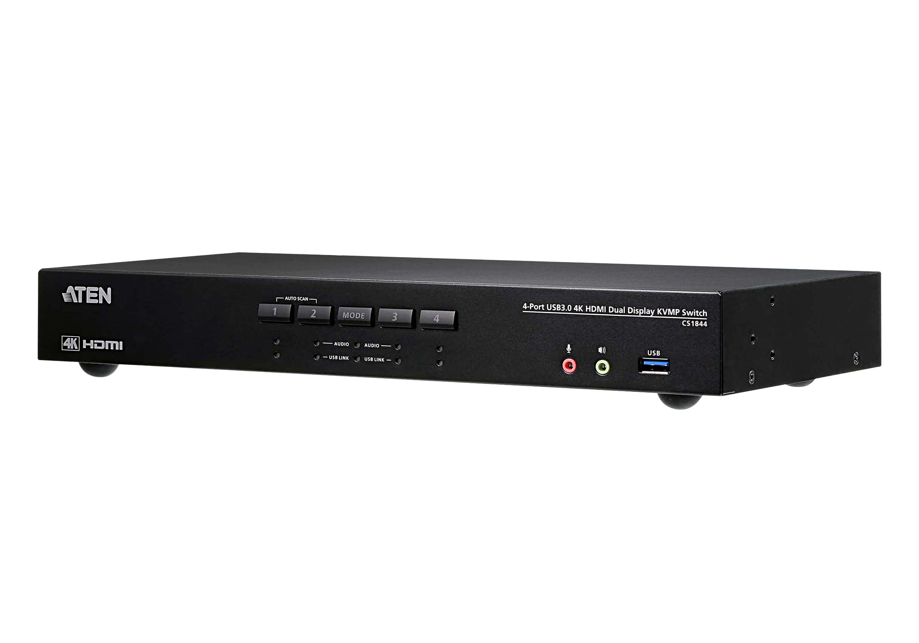 4-Port USB 3.0 4K HDMI Dual Display KVMP&trade; Switch