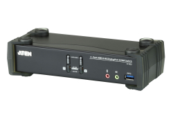 2-Port USB 3.0 4K DisplayPort KVMP™ Switch (Cables included)