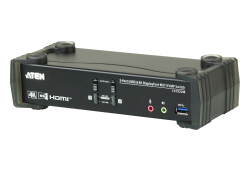 2-Port USB 3.0 4K DisplayPort MST KVMP™ Switch (Cables included)