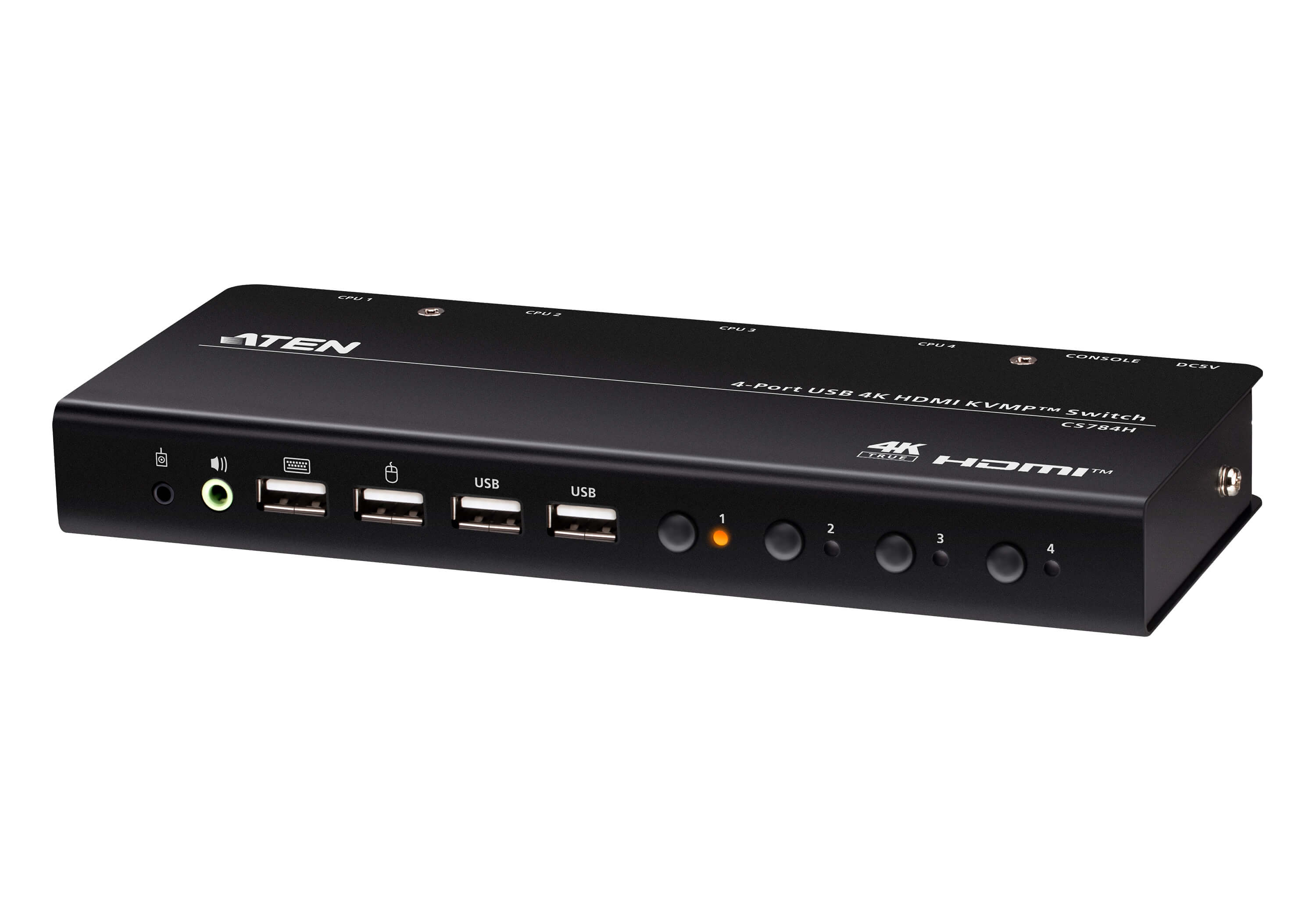 4-Port USB 4K HDMI KVMP&trade; Switch (Cables included)