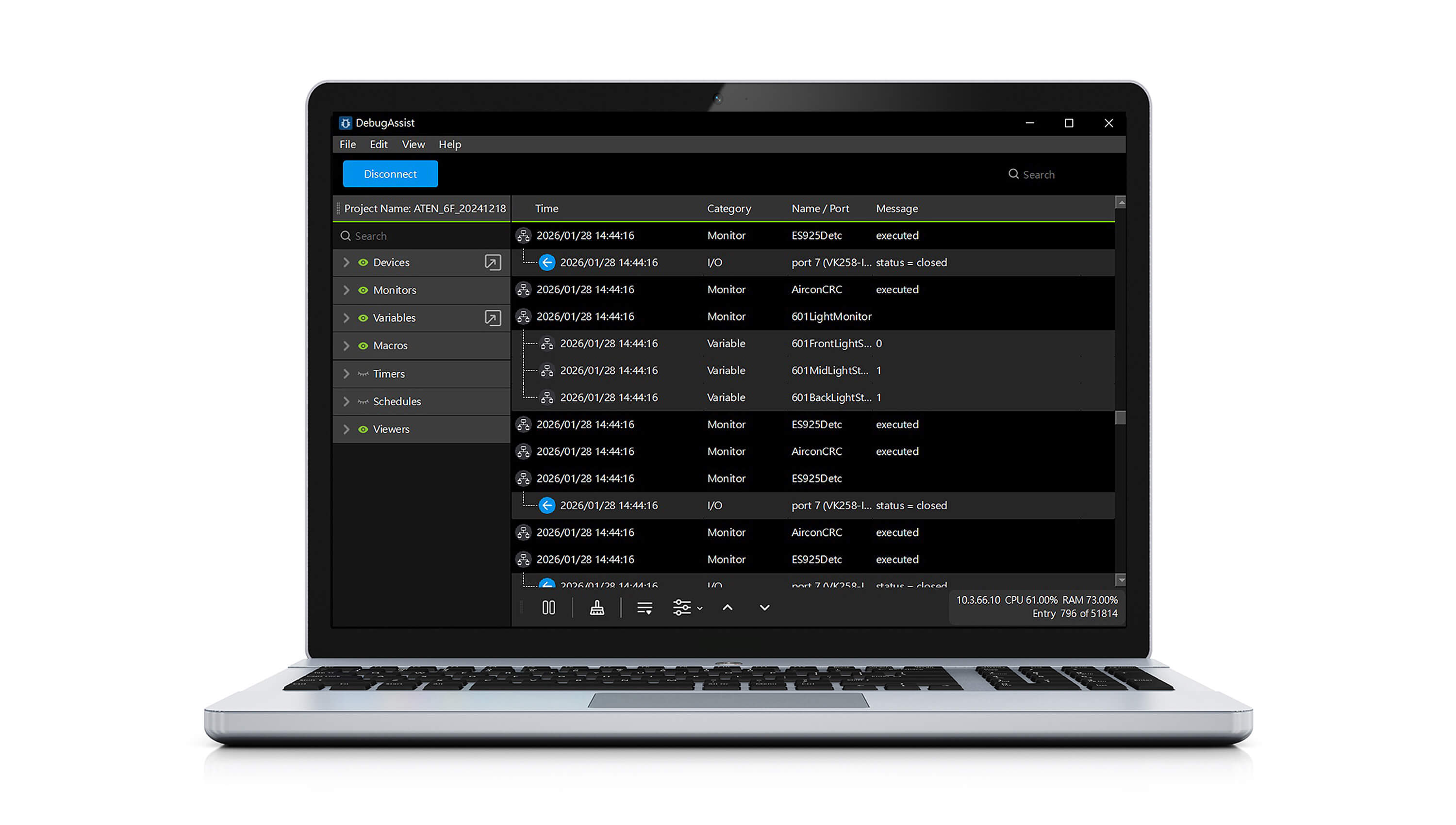 ATEN Control System &ndash; Debug Tool