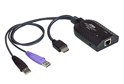 USB HDMI Virtual Media KVM Adapter with Smart Card Support