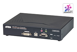 USB DVI-I Single Display KVM Over IP Transmitter