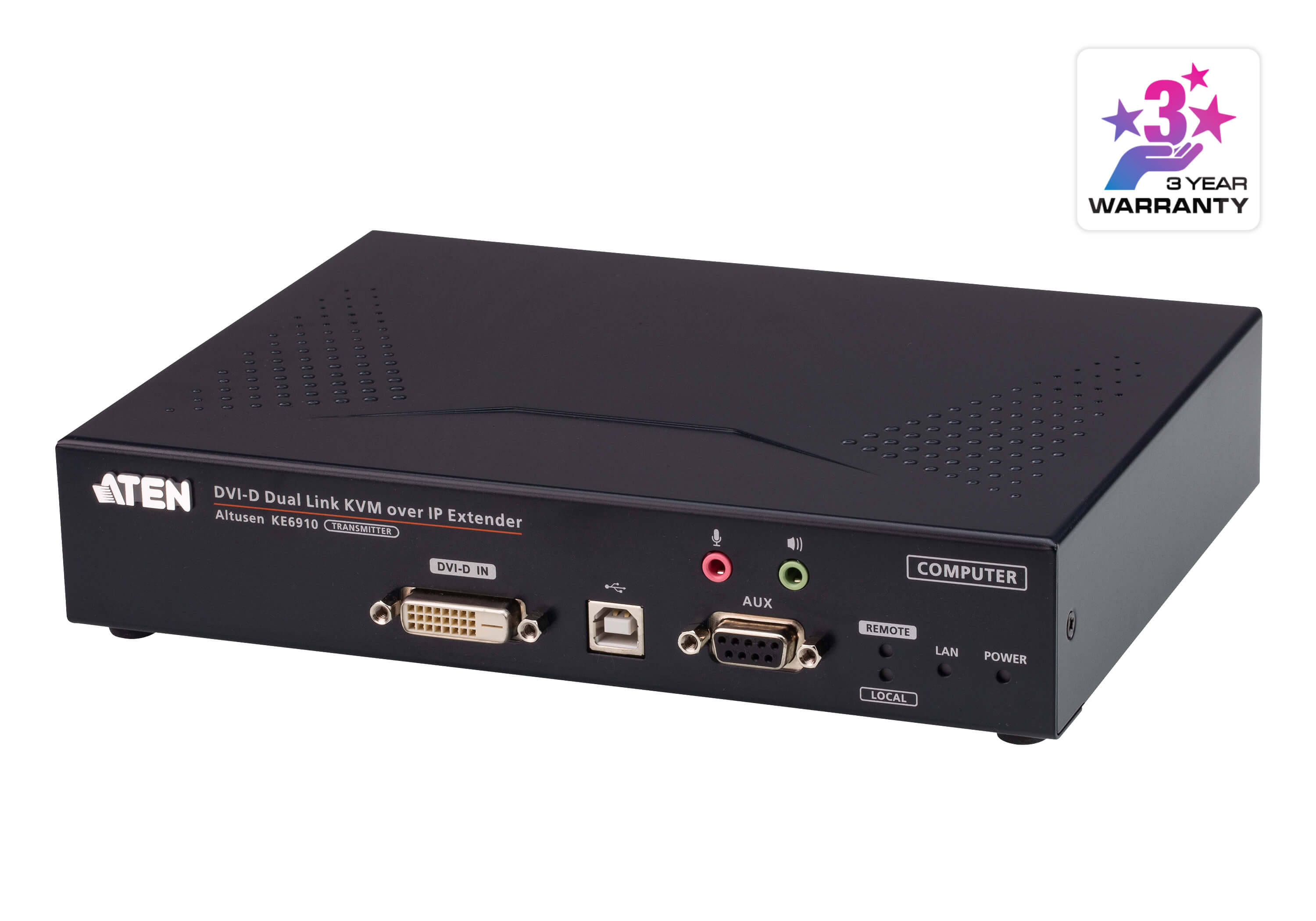 Transmisor KVM por IP DVI-D dual link 2K