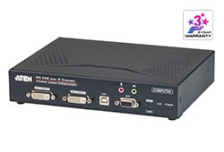 USB DVI-I Dual Display KVM Over IP Transmitter