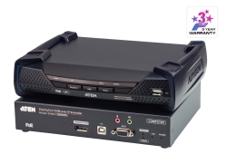 4K DisplayPort Single Display KVM over IP Extender with PoE