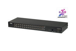 32-Port Multi-Interface (DisplayPort, HDMI, DVI, VGA) Cat 5 KVM Switch